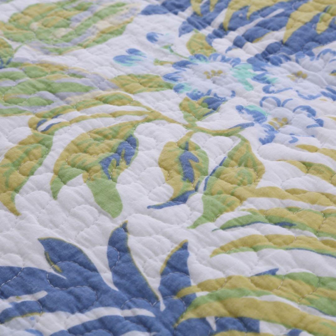 キルトベッドカバー3点セット綿マルチカバー キルティング 805