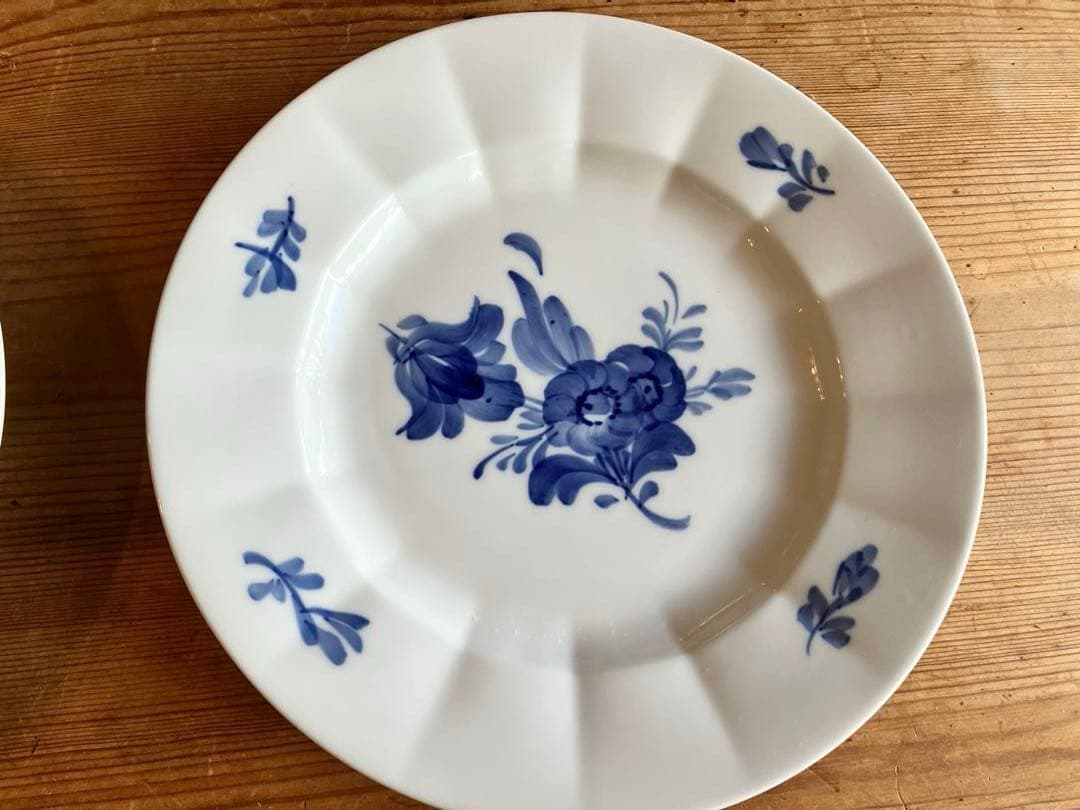 ロイヤルコペンハーゲン　ブルーフラワー　アンギュラー　22プレート×6