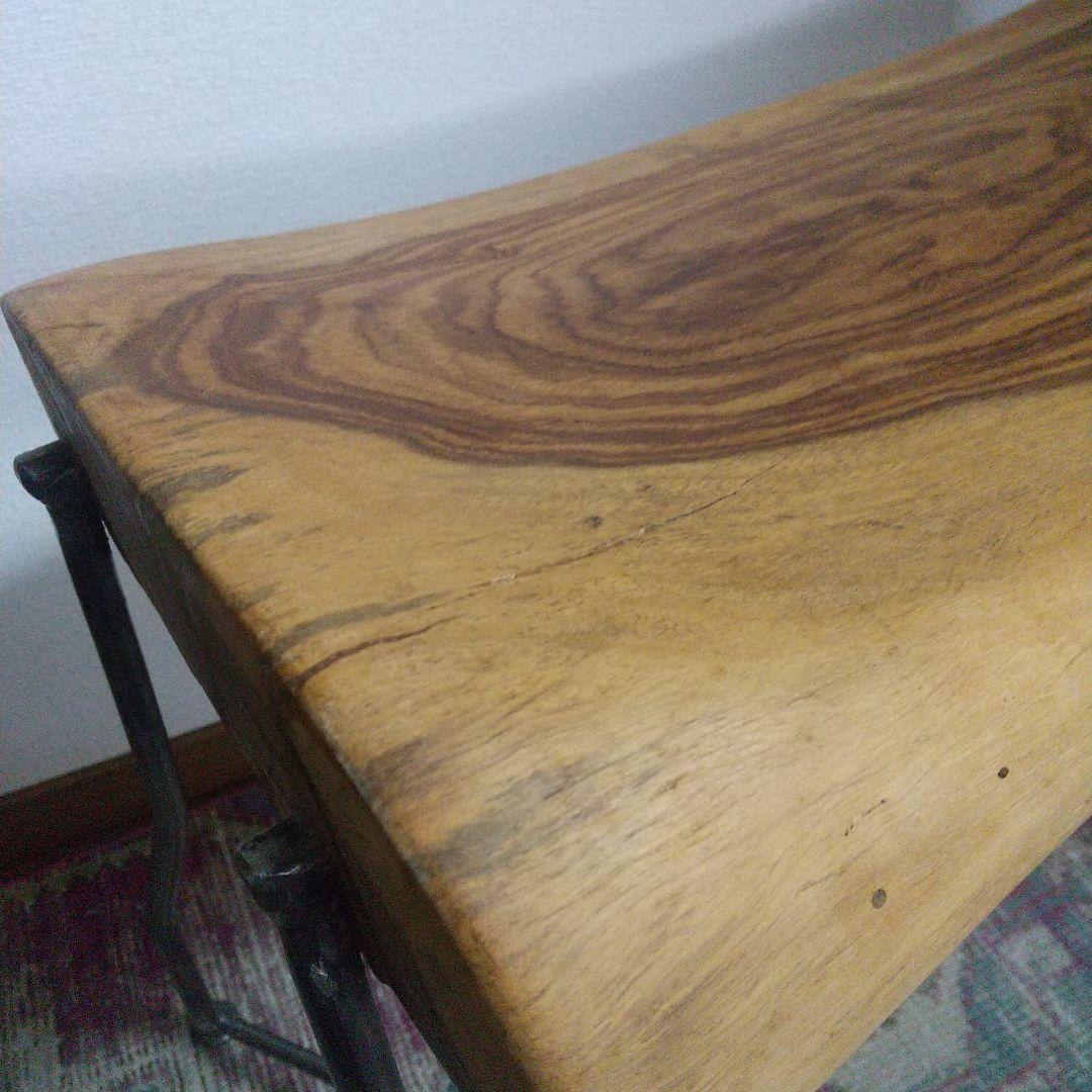 ナチュラルウッドスツール 天然木アイアン スツール ベンチ 椅子 チェア 飾り台