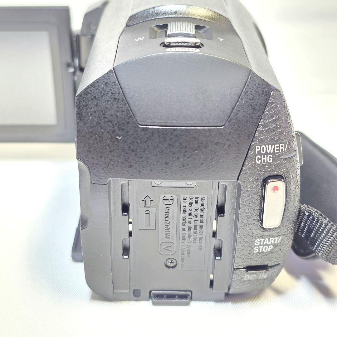 【美品】SONY 4Kビデオカメラ FDR-AX45　大容量バッテリー2個付き