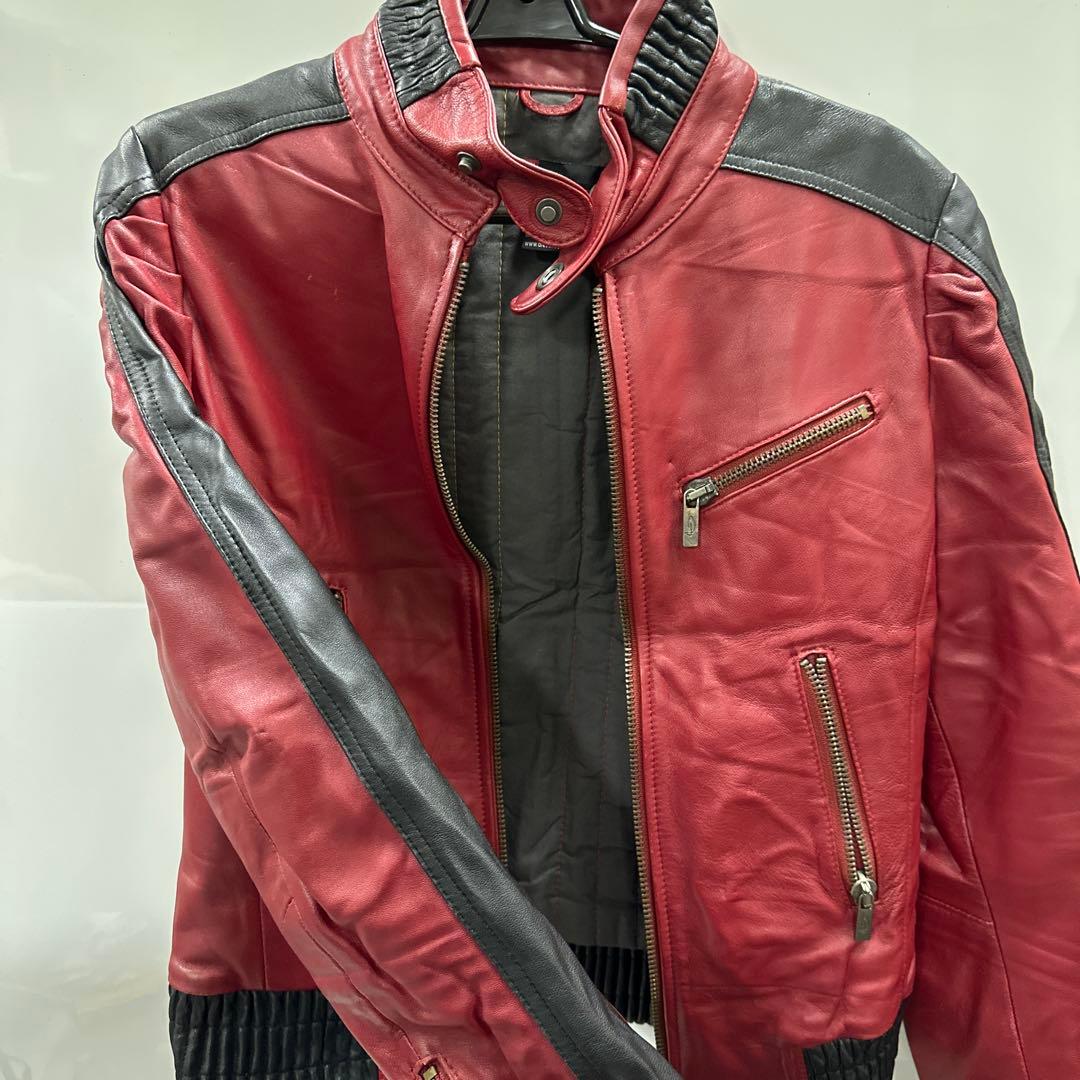 DIESEL 本革 ライダースレザージャケット