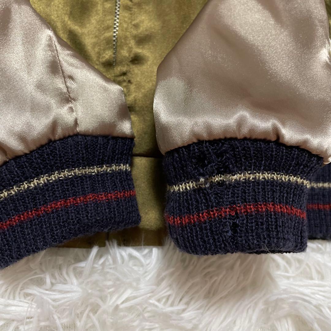 テーラー東洋　ローリングストーンズ　スカジャン リバーシブル　刺繍　M