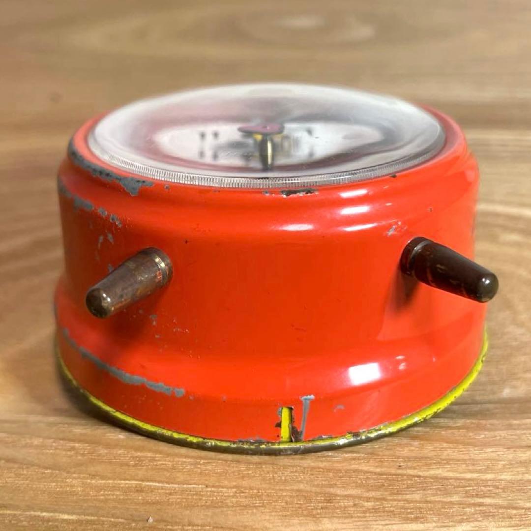 BRADLEY ドイツ製 1960～80年 希少な ミニー ゼンマイ目覚まし時計