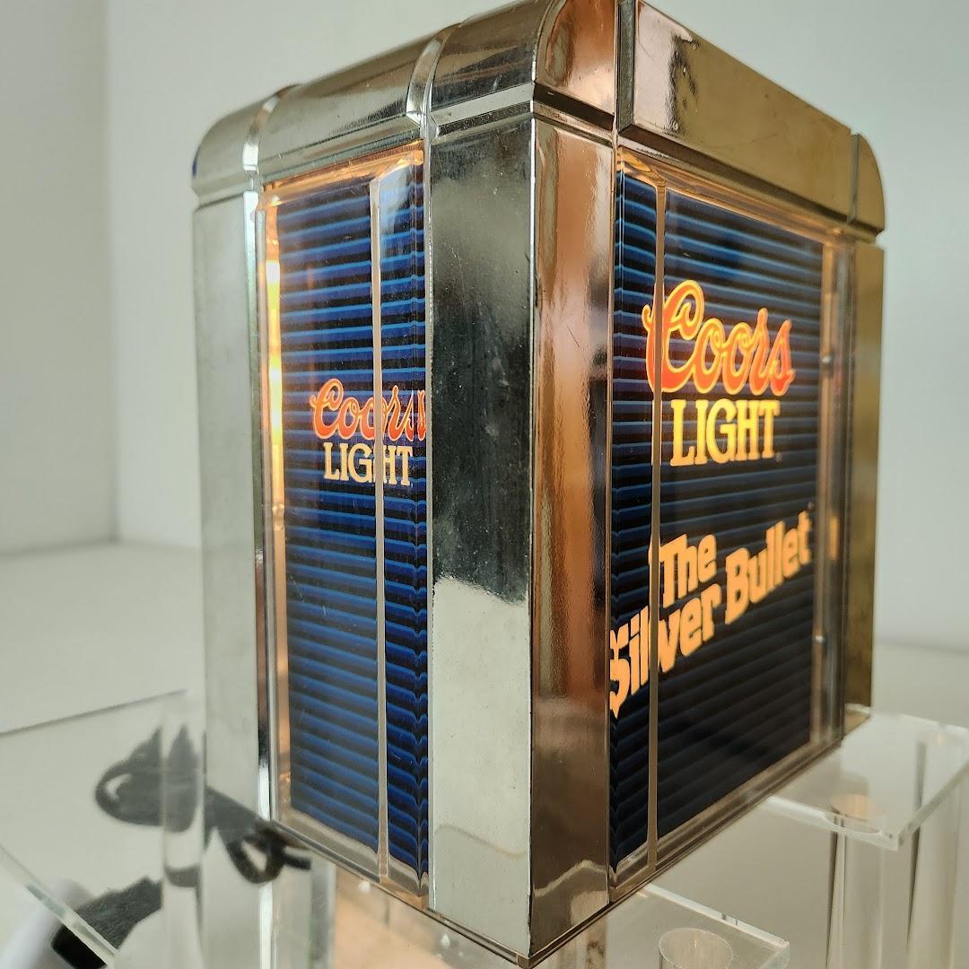 クアーズライト ビンテージ ウォールランプ 昭和 レトロ 照明　壁掛け　ネオン