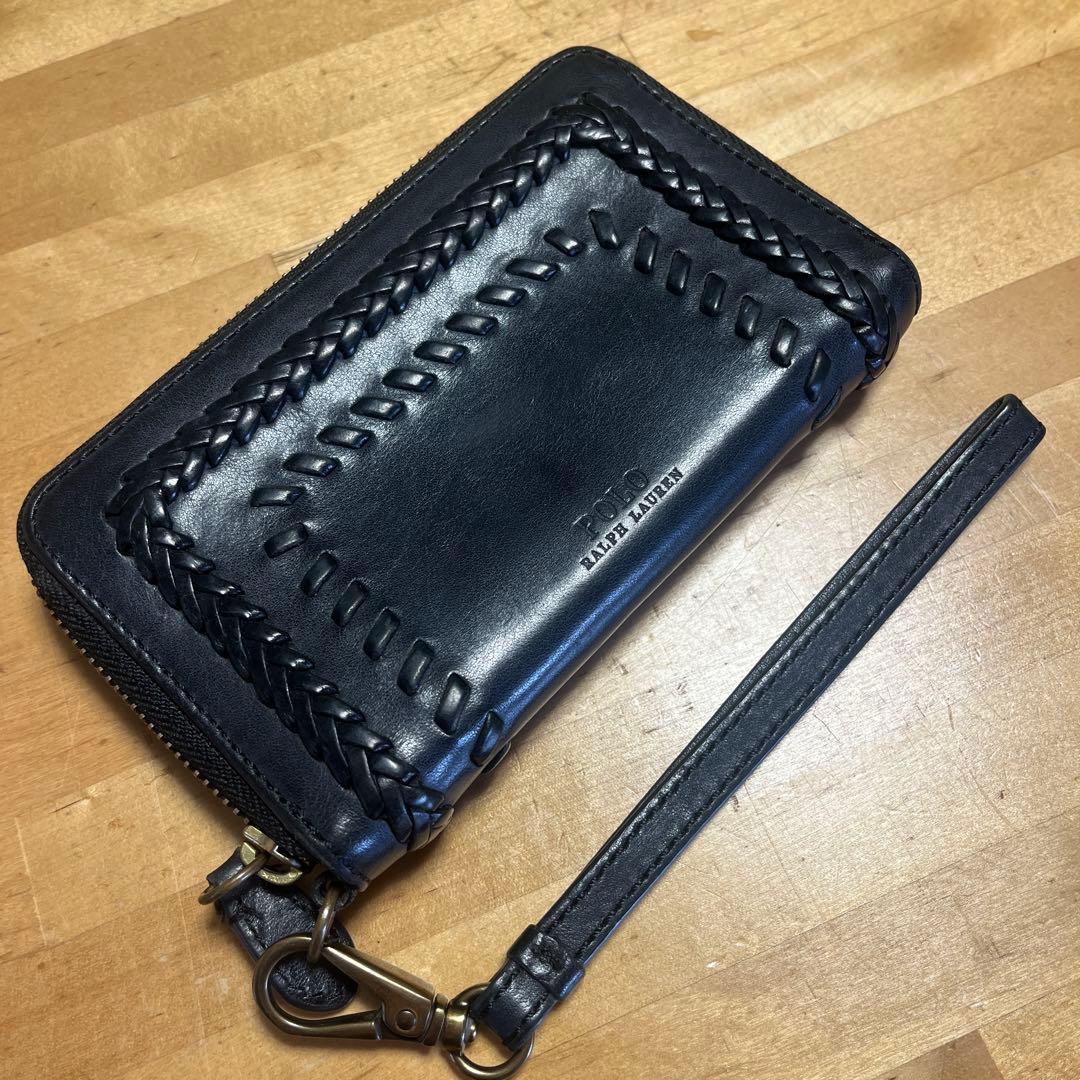 最終値下げ　Polo Ralph Lauren ブラック財布　本革