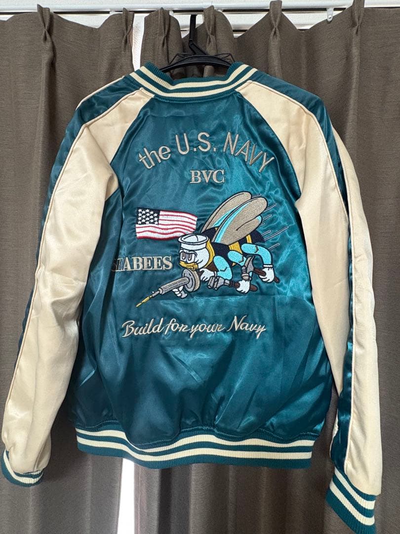 U.S.SEABEEサテンジャケット ニーマンバイ