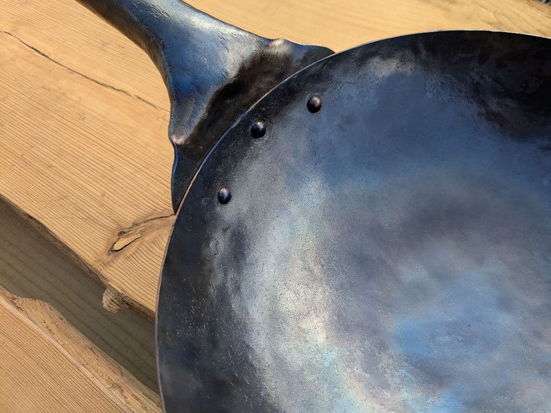 鍛造ハンドメイド中華鍋３３センチ　北京鍋