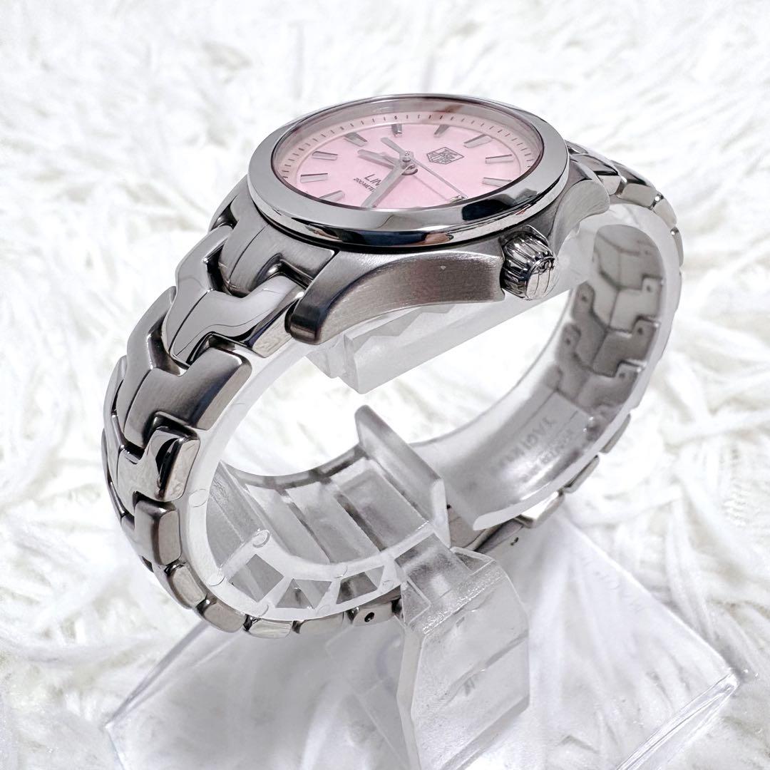 ✨希少✨TAG HEUER タグホイヤー リンク デイト ピンクシェル文字盤