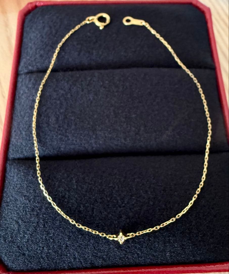 【美品】ete K18YG ダイヤモンド ブレスレット