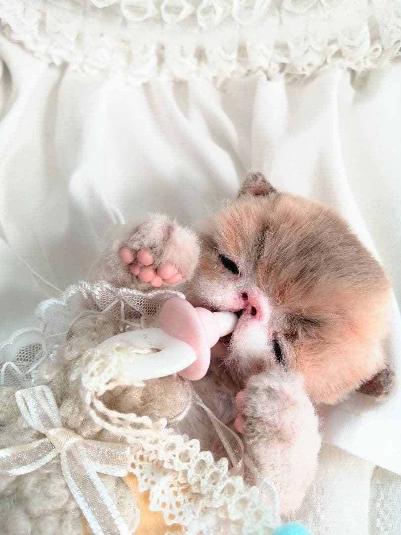 ママぁ～♡お世話セット♡子猫ちゃん♡アートドール♡ぬいぐるみ♡