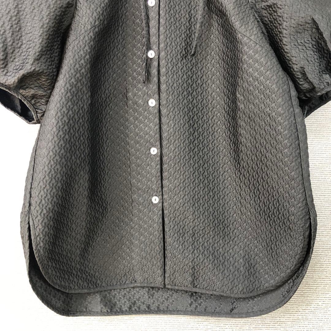 未使用品 AMICA kids 伊勢丹別注 ジャガードブラウス F ブラック