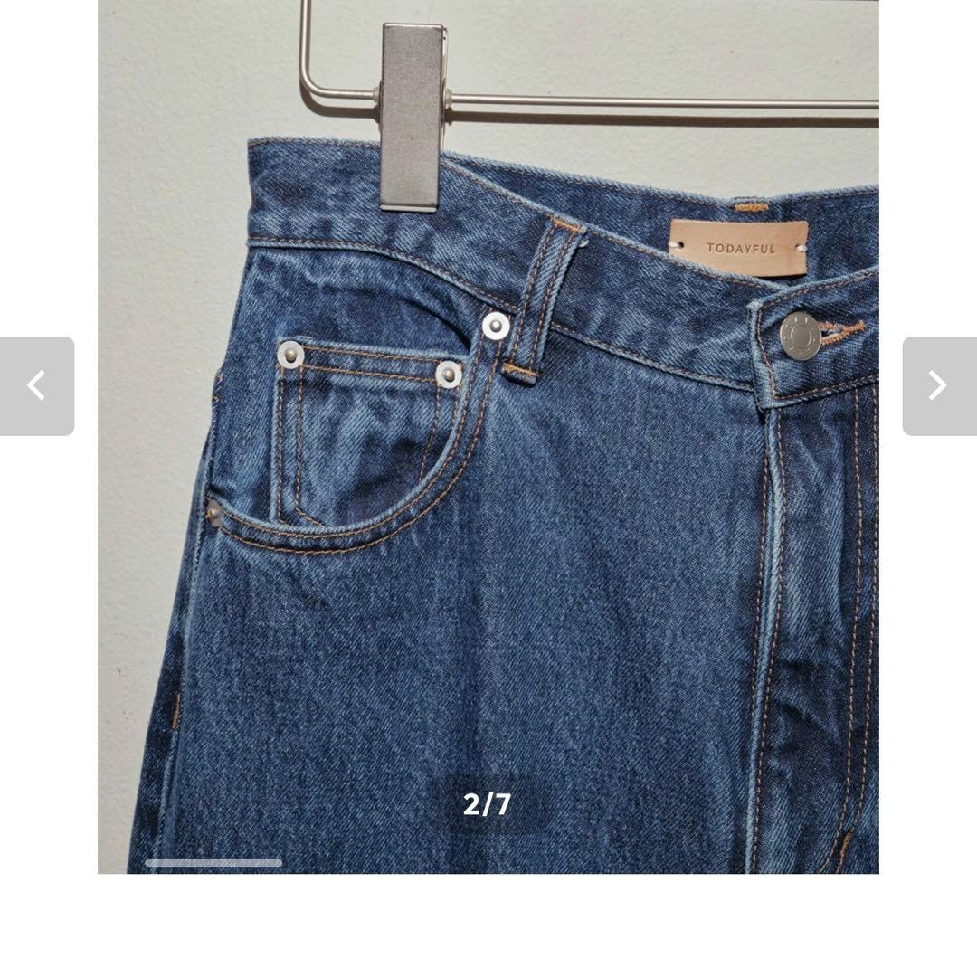 todayful Cary's Denim 25 ブルー