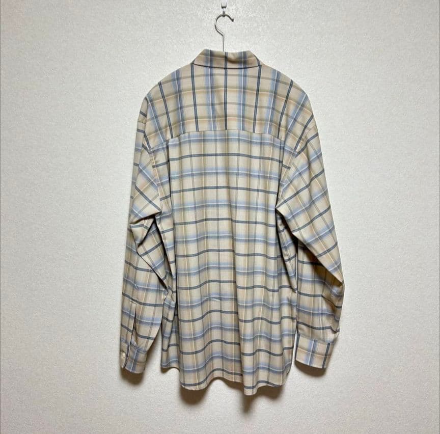 新品 AURALEE SUPER LIGHT WOOL CHECK SHIRT