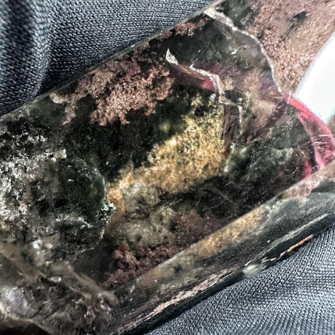 ガーデンクォーツインクォーツ六角柱レインボー☆庭園水晶ポイント☆天然石A1240