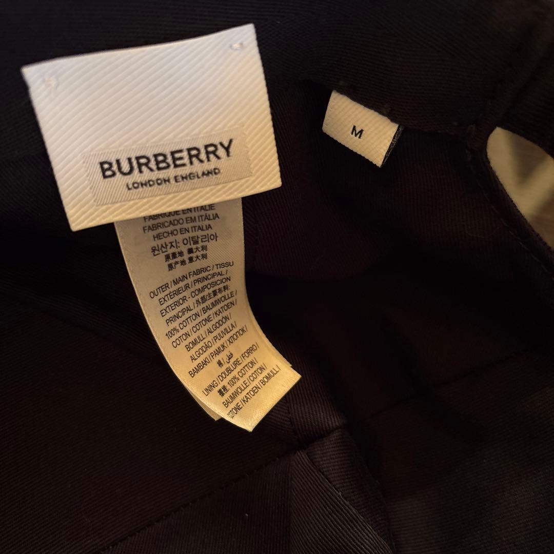 BURBERRY キャップ Mサイズブラック rui‼️