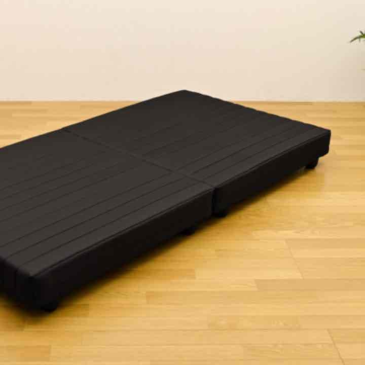 【時間指定不可】コンパクト 脚付マットレス　ロータイプ　シングル　4食