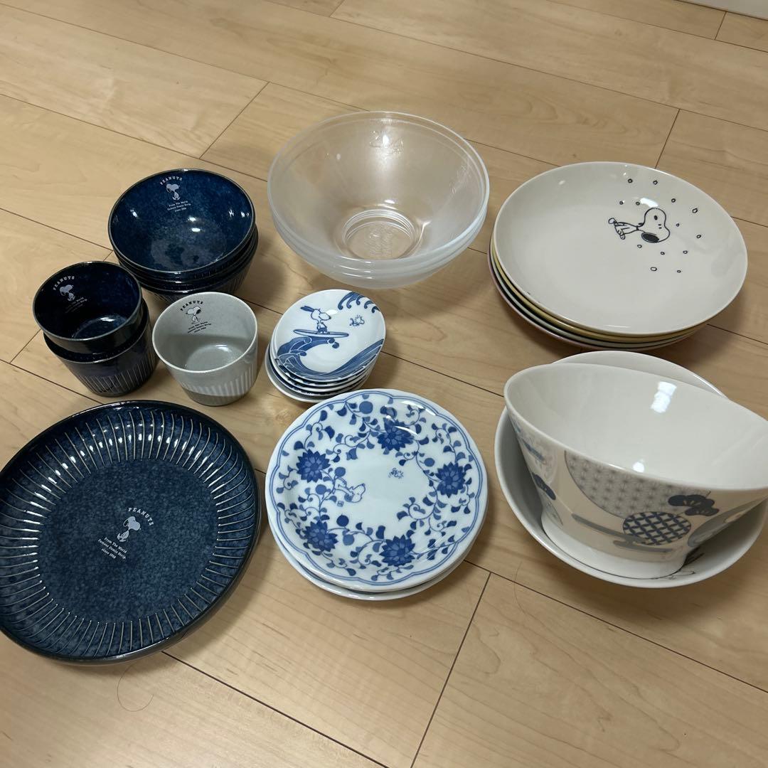 更新　PEANUTS（スヌーピー） 陶器、食器セットまとめ売り