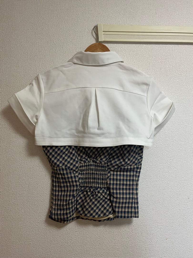 新品　未使用　andmary アンドマリー Myra shirt set