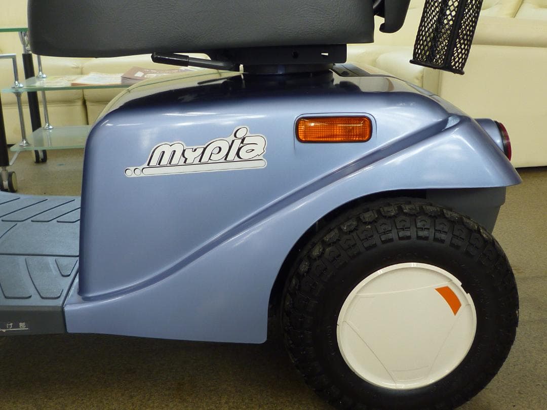 ほぼ全国送込 極上美車マイピアBT40 後ろカゴ杖入付 電動四輪シニアカー愛媛県