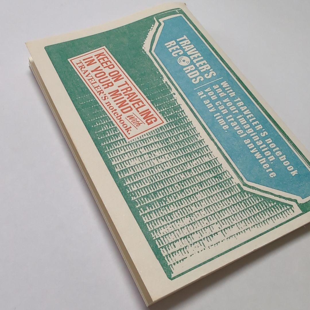 限定トラベラーズノート　パスポートサイズ　レコード柄
