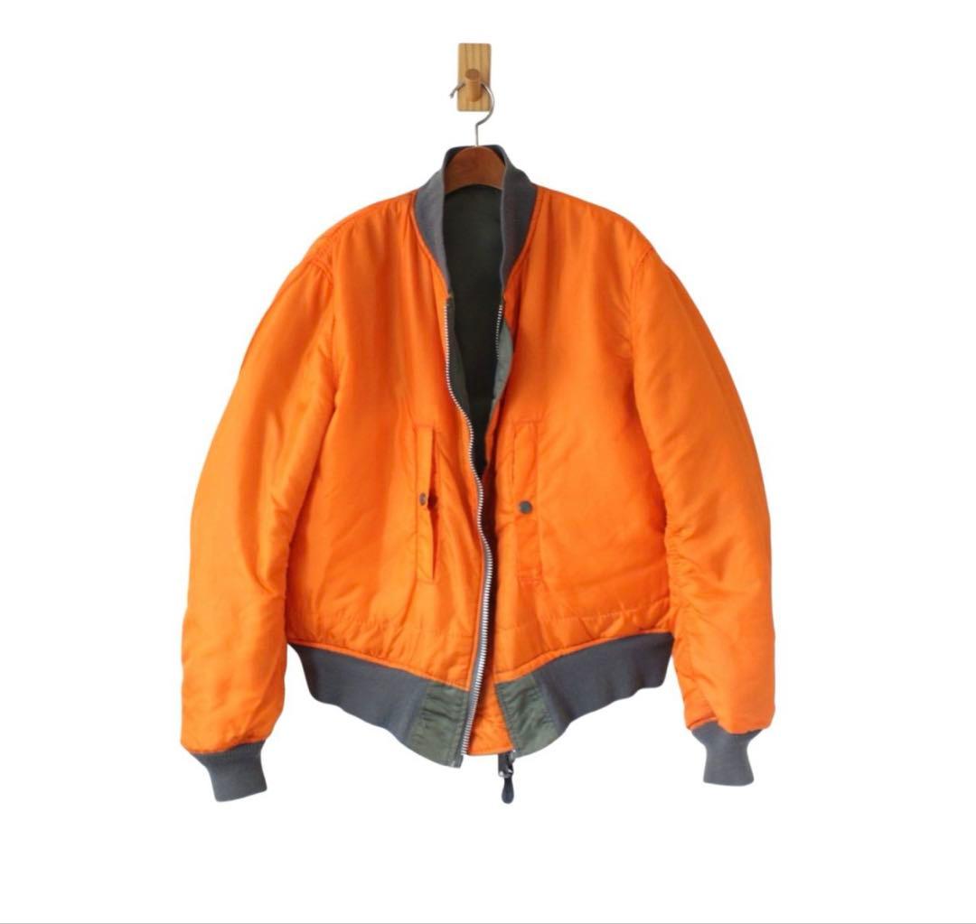 ALPHA 90s フライトジャケット MA-1 USA製セージグリーン M