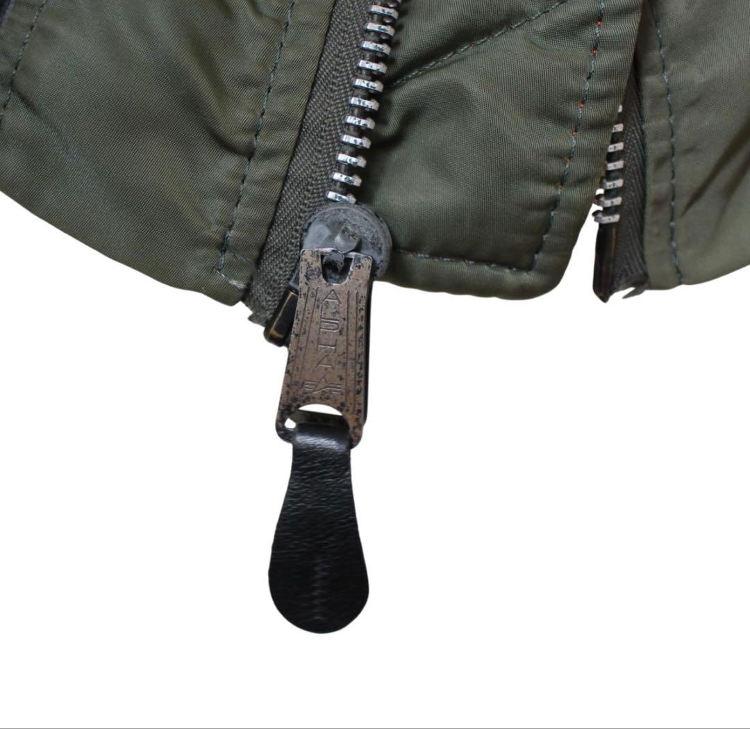 ALPHA 90s フライトジャケット MA-1 USA製セージグリーン M