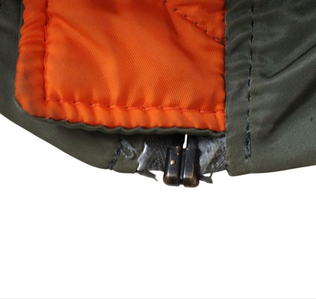 ALPHA 90s フライトジャケット MA-1 USA製セージグリーン M