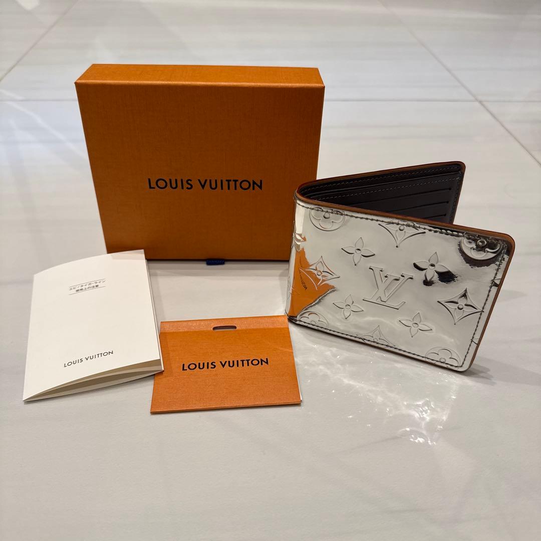 ルイ・ヴィトン M80806 ポルトフォイユ・スレンダー モノグラムミラー
