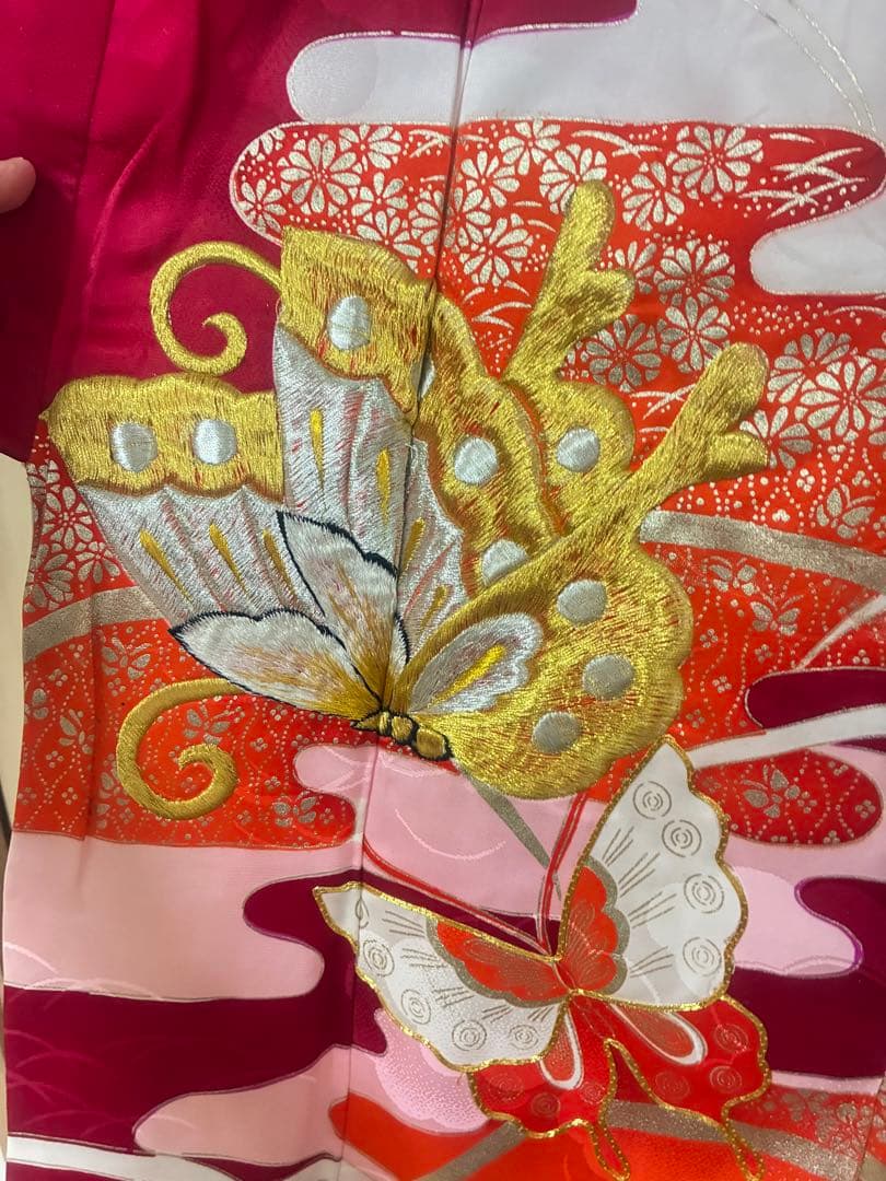 【七五三 7歳】深紅×金の豪華絢爛♡古典柄フルセット＊圧倒的存在感