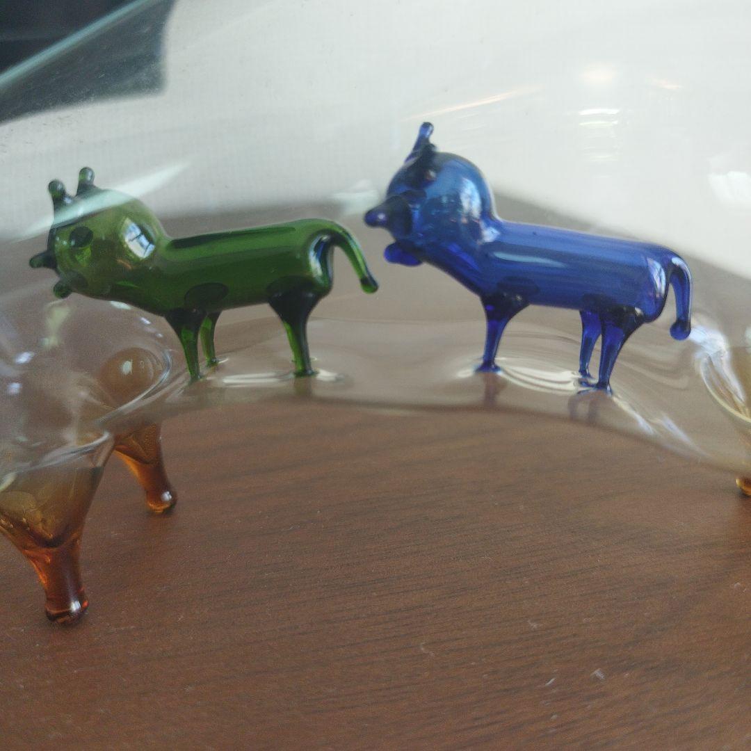 ガラス製　吹きガラスアート