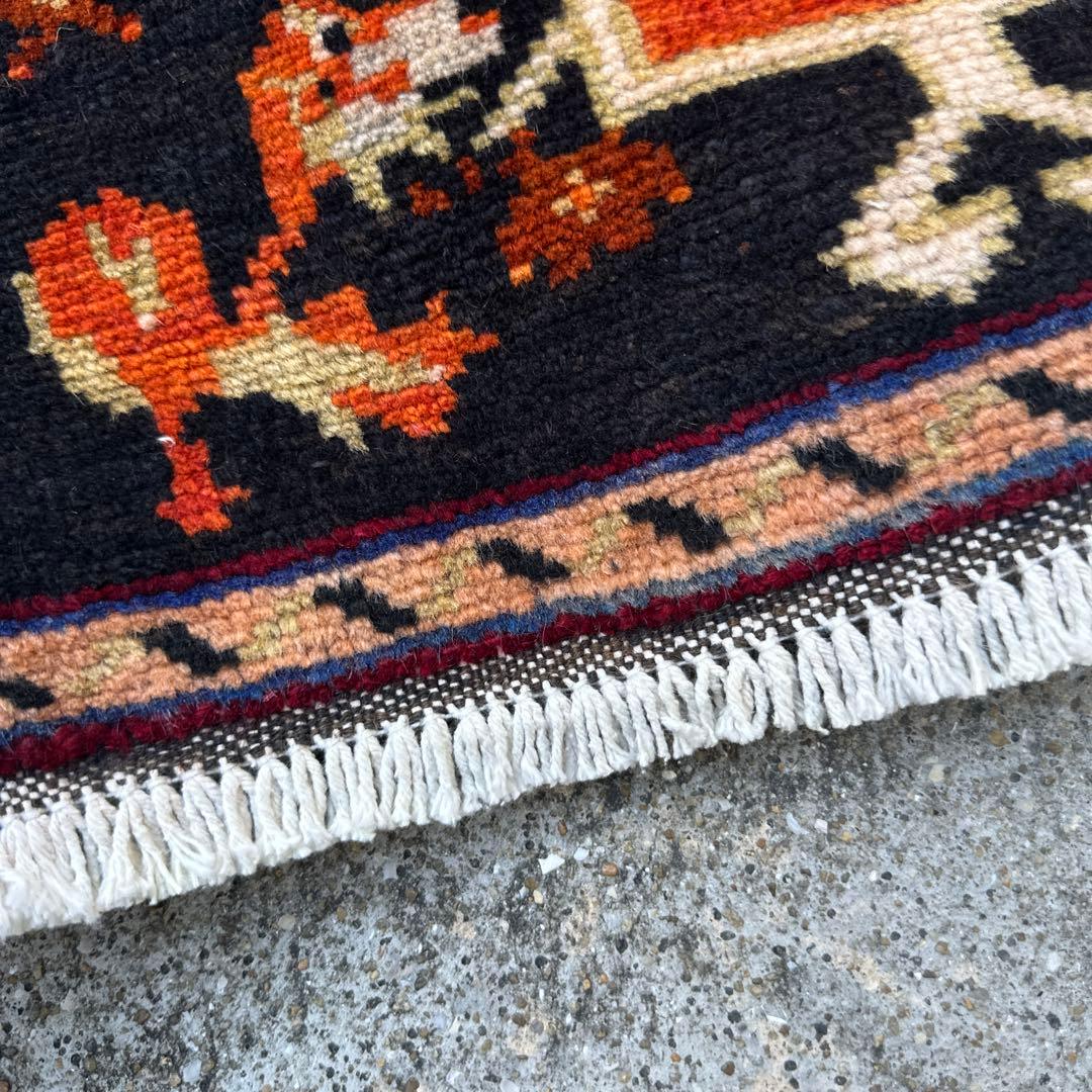 年代トルコラグアンティークラグヴィンテージ ラグ53cmx96cm