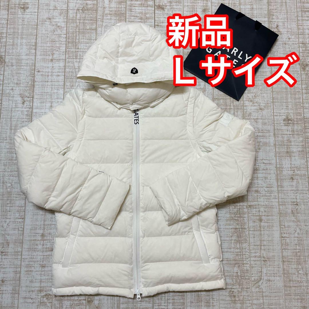 新品 パーリーゲイツ ダウンジャケット 高級 ホワイト Lサイズ（5）