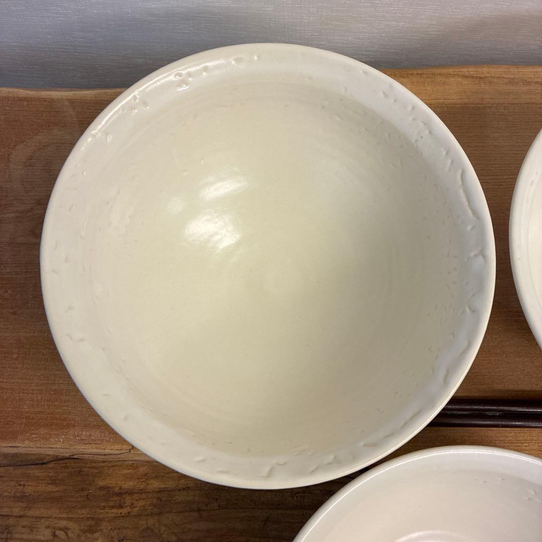 NBT新品　陶器　陶芸作家　丼鉢3個　456