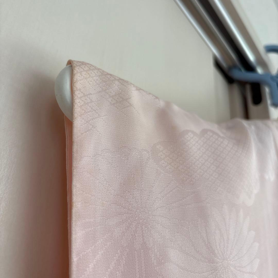 レトロ　総柄　正絹　七五三着物　3歳　女の子　被覆　襦袢付き　3点セット