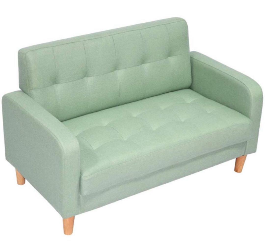 ソファ　リビングソファ　2人掛け　ソファー　フロアソファ　シンプル　ローソファ