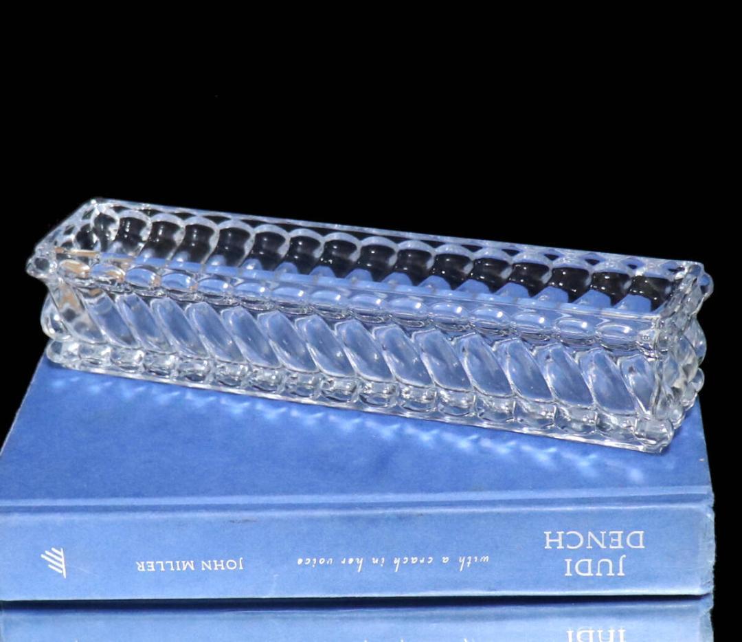 オールド・バカラ1880年頃稀少バンブー 大型センターピース/センターテーブル