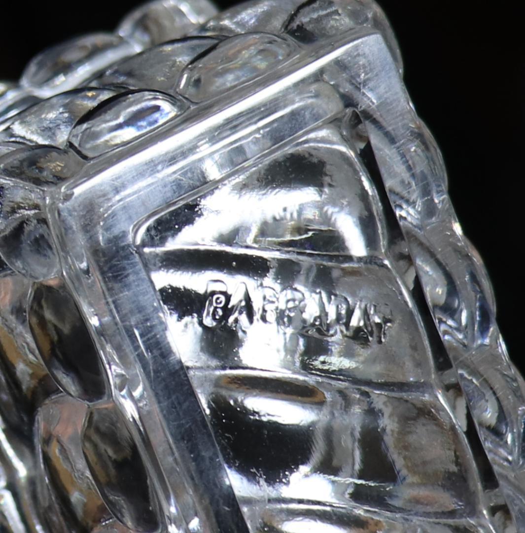 オールド・バカラ1880年頃稀少バンブー 大型センターピース/センターテーブル