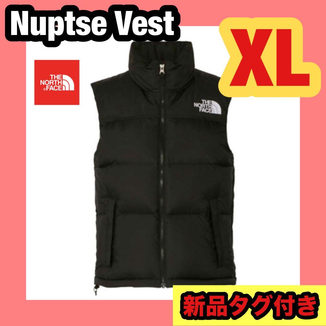 新品タグ付★レディースXL★ノースフェイス ヌプシベスト 黒