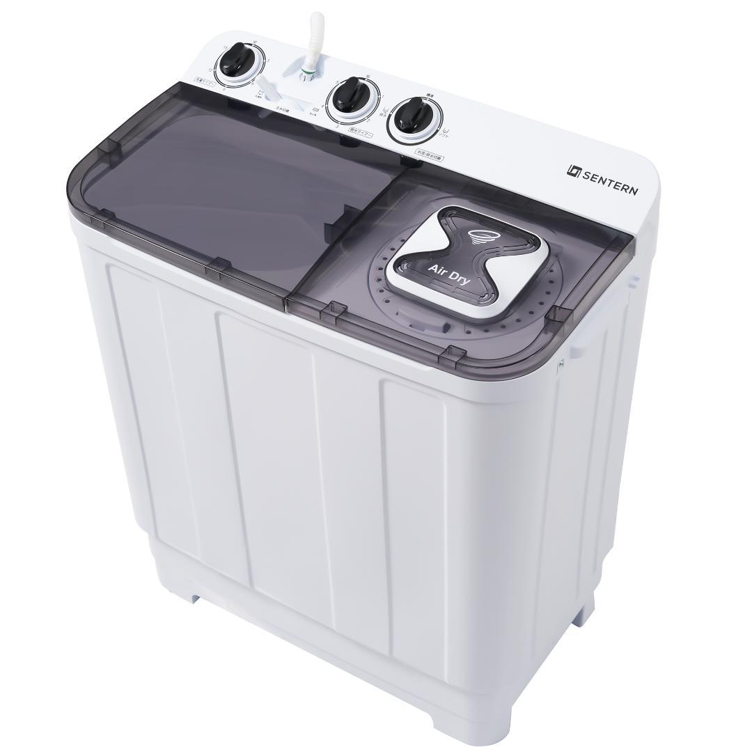 二槽式洗濯機 縦型洗濯機 洗濯7kg/脱水槽4.5kg 大容量 小型洗濯機