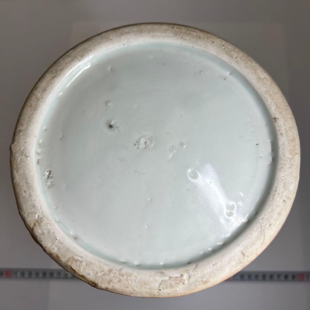 江戸時代　平戸焼　龍浮彫花瓶　高さ約33㎝　本Y7-0702⭐︎1Fトコエサ