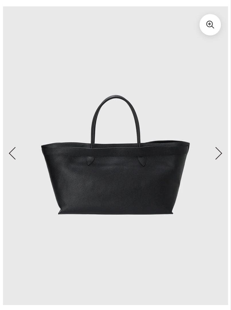 1/25限定価格　新品☆ánuans ブラック ベルトディテールバッグ　トート