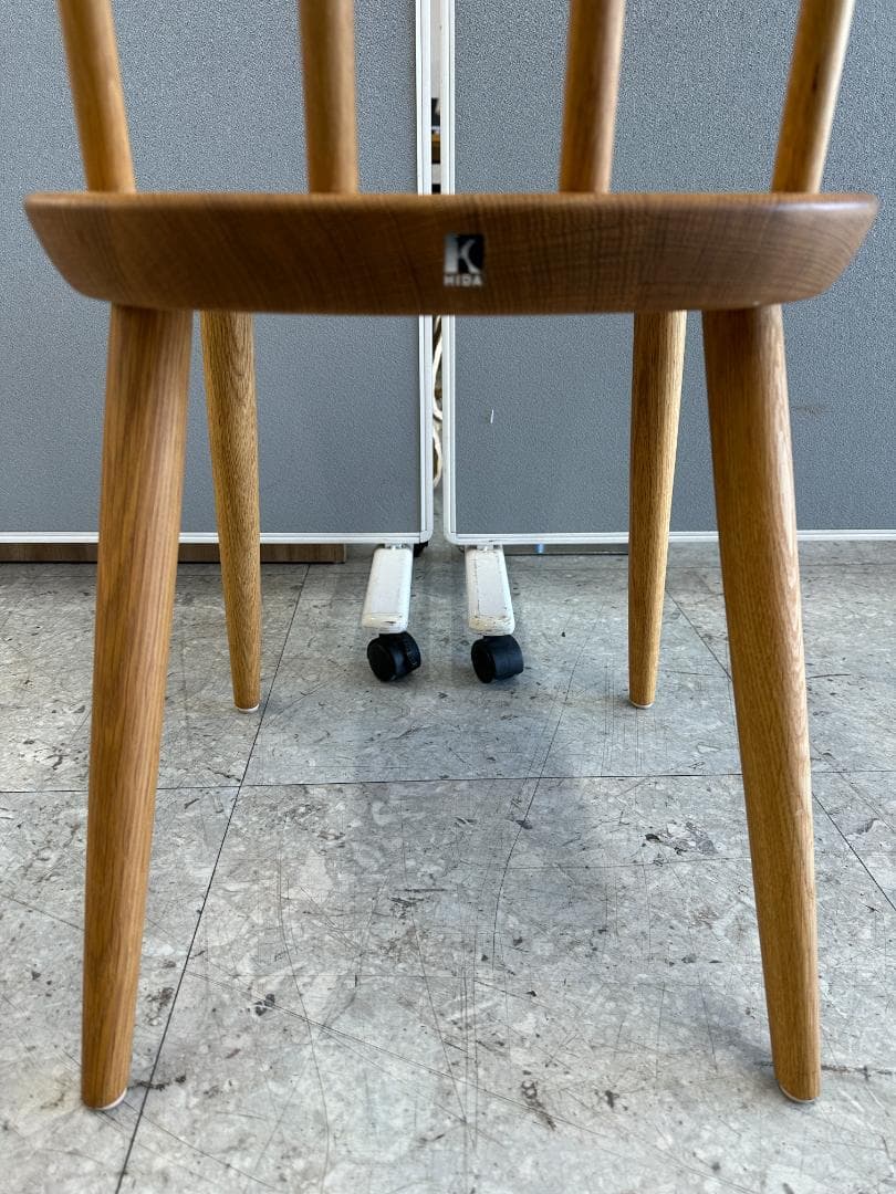 飛騨産業　ダイニングチェア　TUGUMI　ブラウン　④