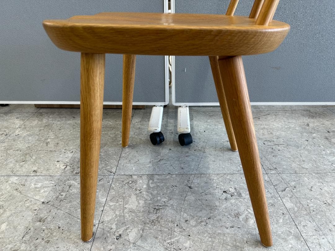 飛騨産業　ダイニングチェア　TUGUMI　ブラウン　④