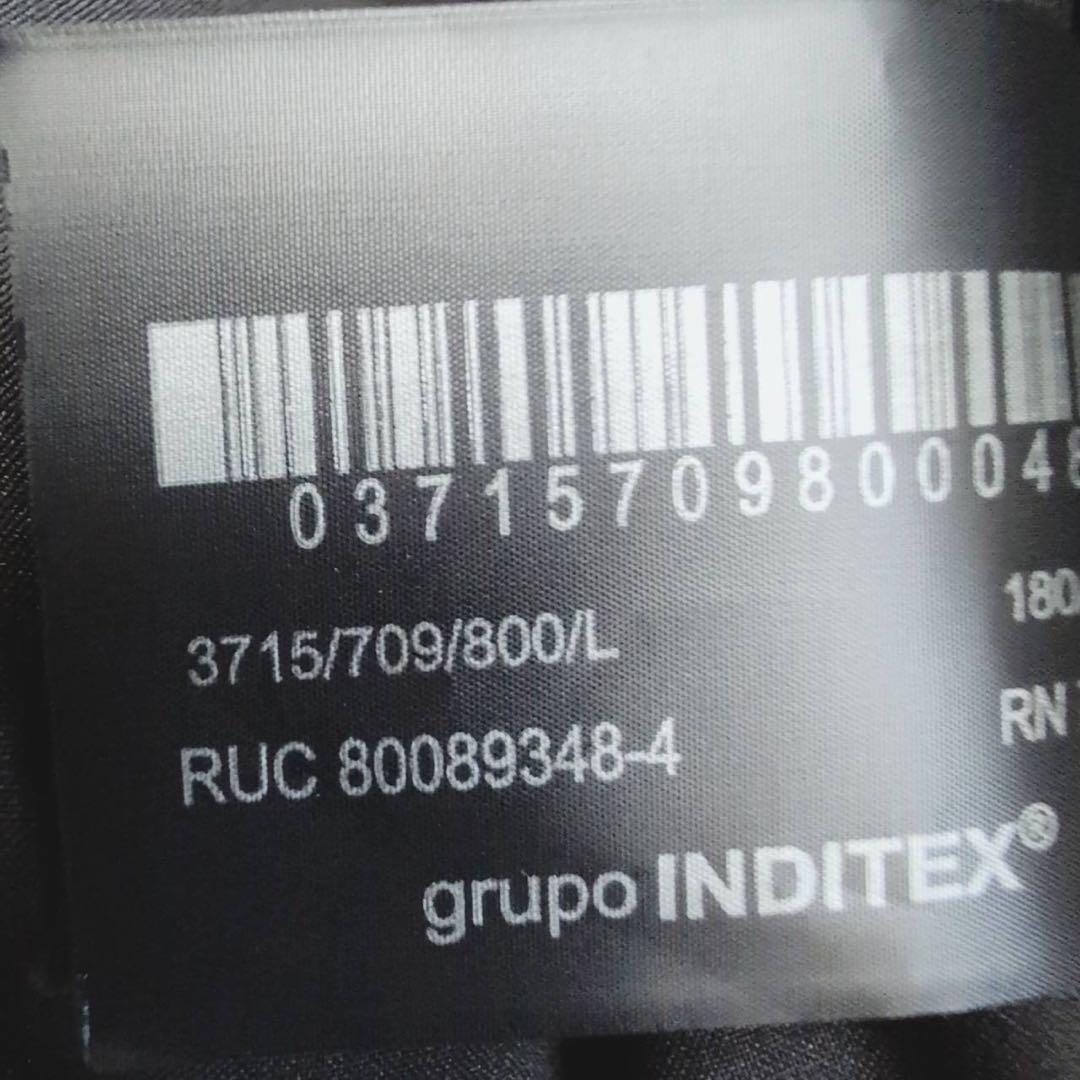 今期　ZARA フェイクレザーパフジャケット　L