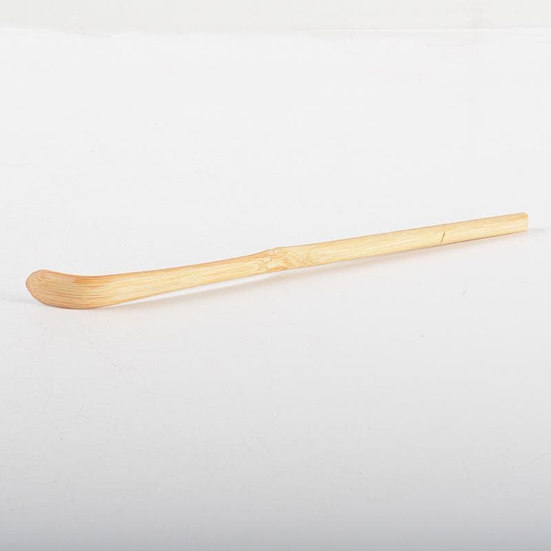 ますちゃん　十五代鵬雲斎　自作　茶杓　銘「岩清水」　共筒共箱　V　6313