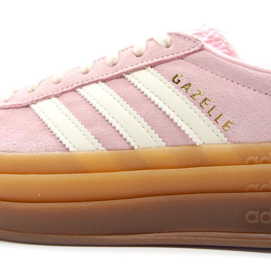 【adidas】W GAZELLE BOLD JQ7777ピンク 23.5cm