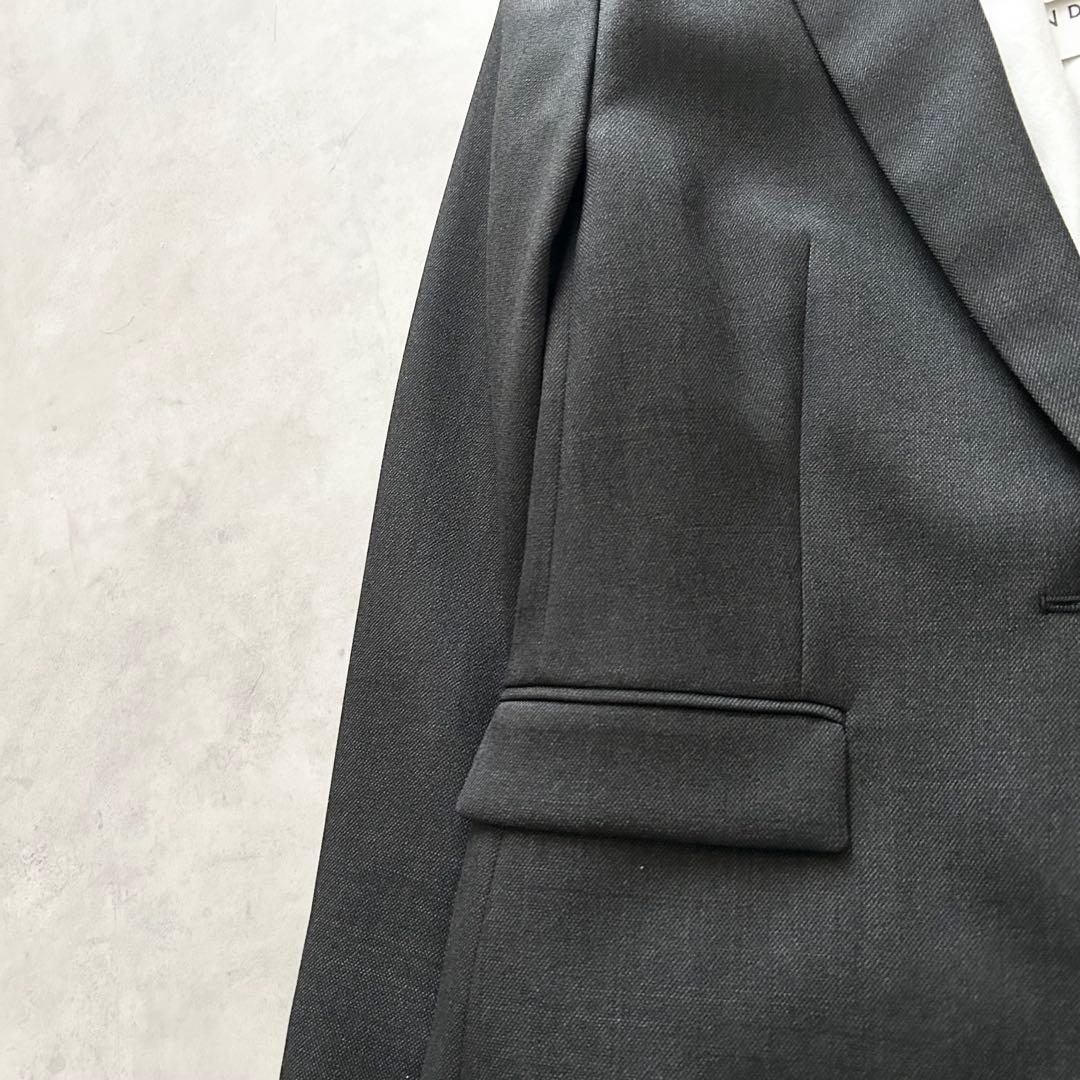 未使用タグ付INDIVIパンツスーツ38 グレーフォーマル卒園卒業ウォッシャブル