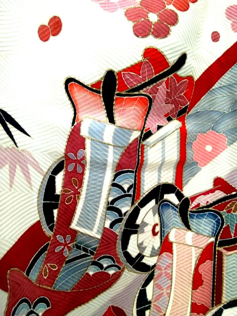 振袖フルセット、正絹絞り振袖、成人式、重ね衿帯揚げ帯締め、西陣袋帯、襦袢