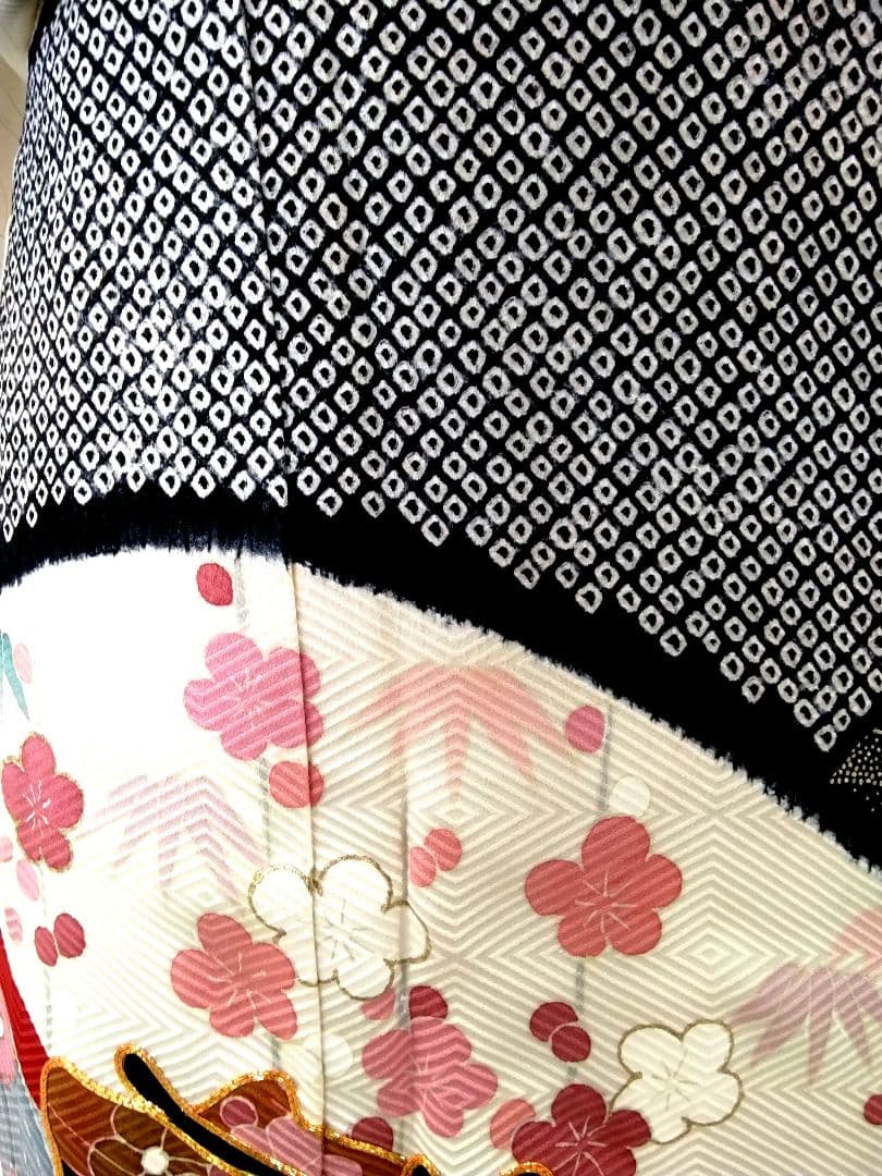 振袖フルセット、正絹絞り振袖、成人式、重ね衿帯揚げ帯締め、西陣袋帯、襦袢