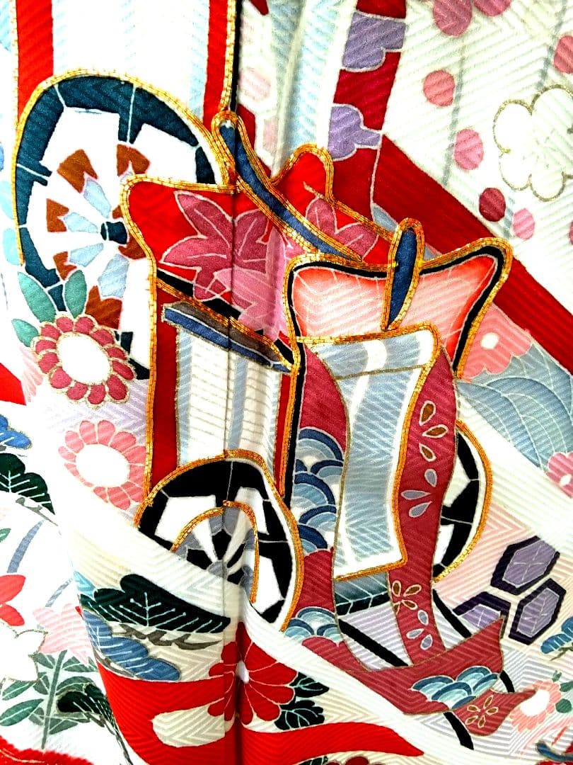 振袖フルセット、正絹絞り振袖、成人式、重ね衿帯揚げ帯締め、西陣袋帯、襦袢